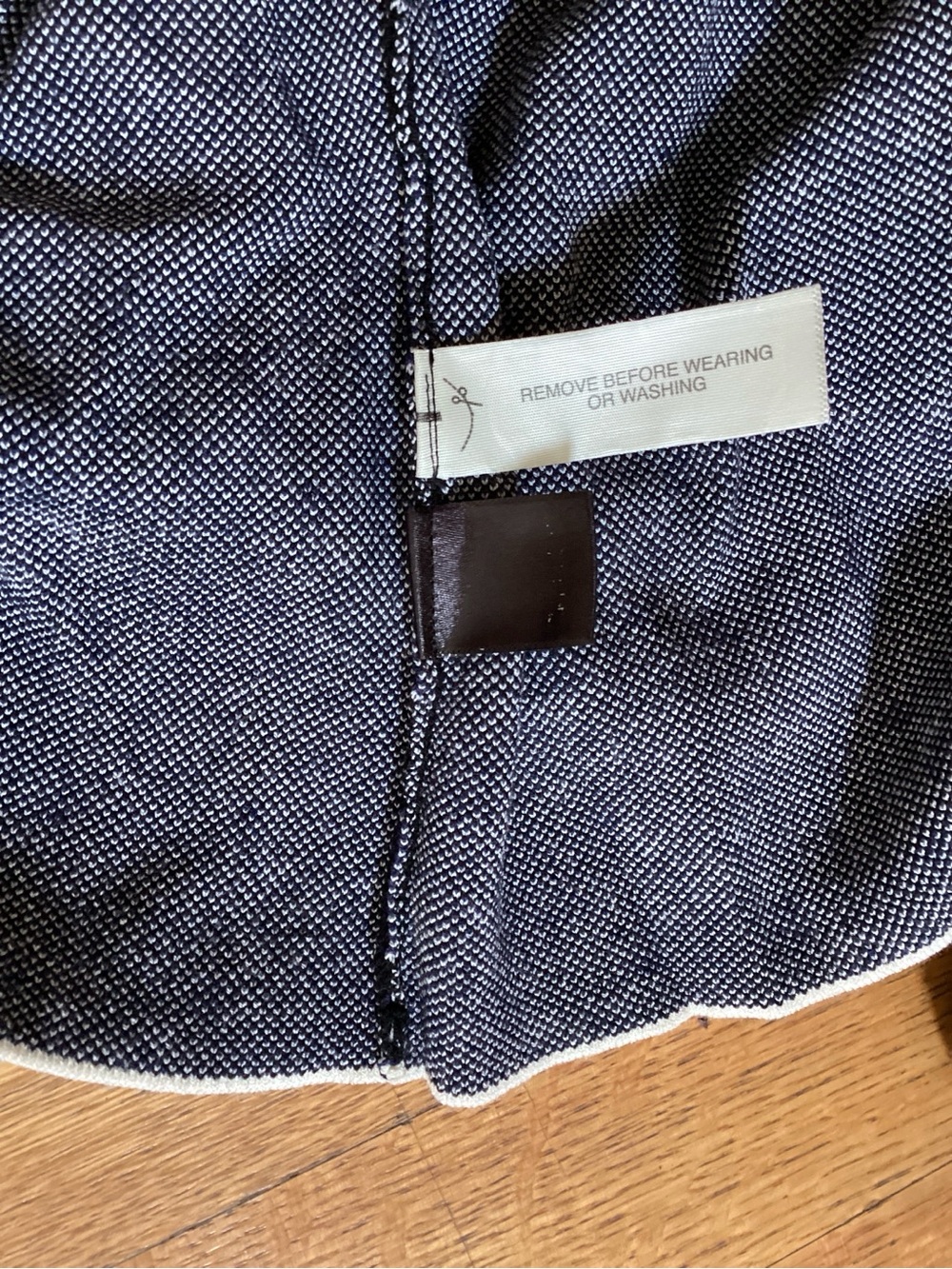 Black & Navy Geometric Short-Sleeve Dress - Picture 6 of 10